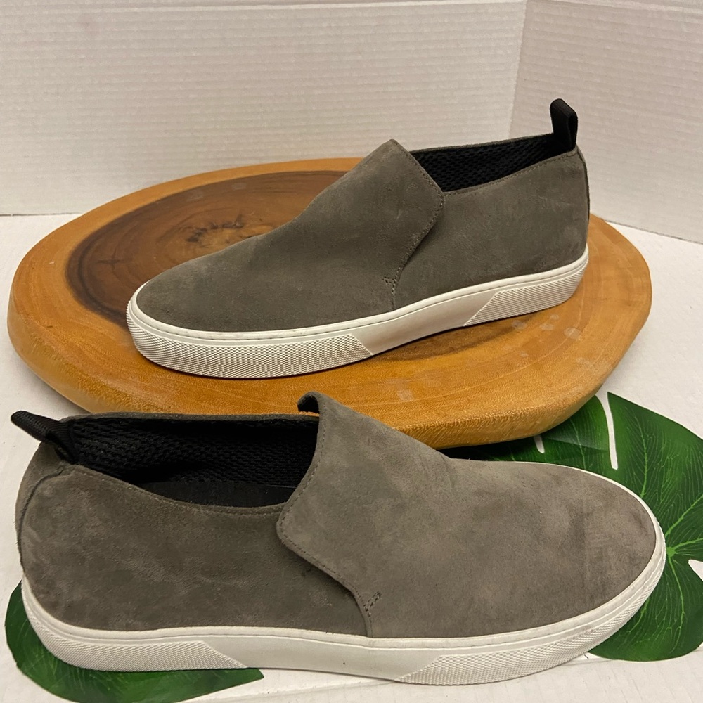James Pearse Leather Lace Free Sneakers